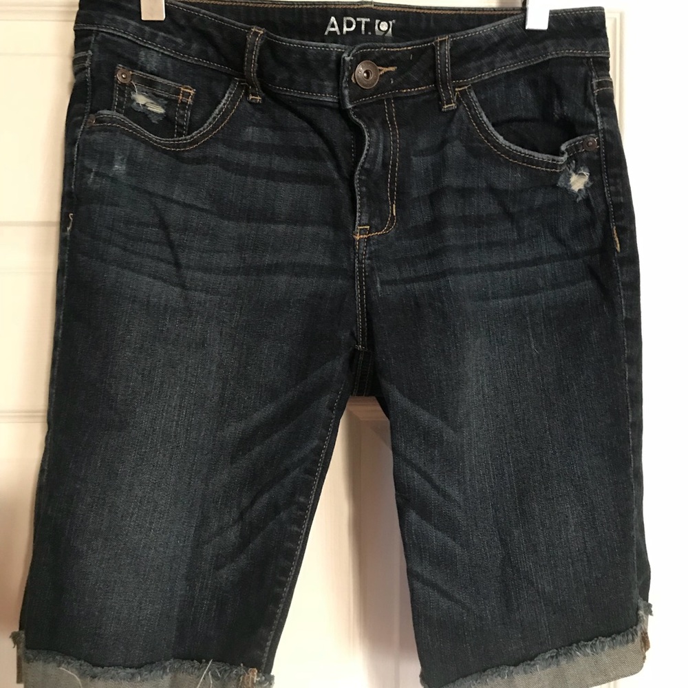 Denim shorts